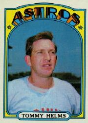 1972 Topps Baseball Cards      204     Tommy Helms